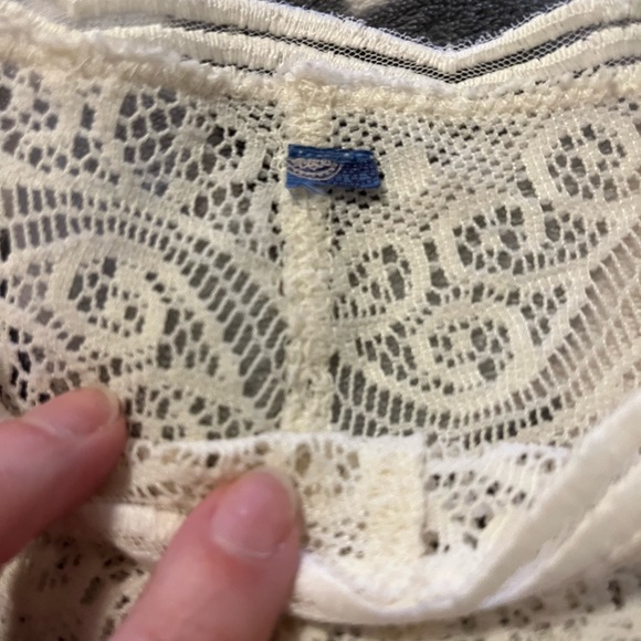 Free People Lacey Layering Ivory Blouse - Picture 10 of 10